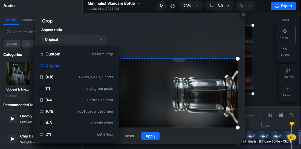 Aspect ratio