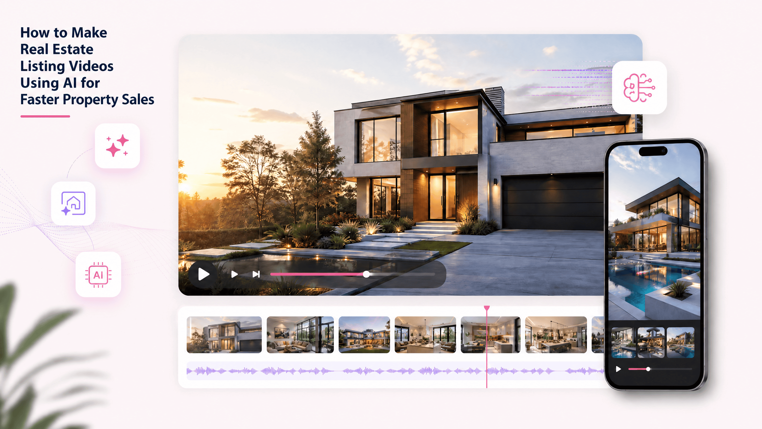 real estate listing videos using AI