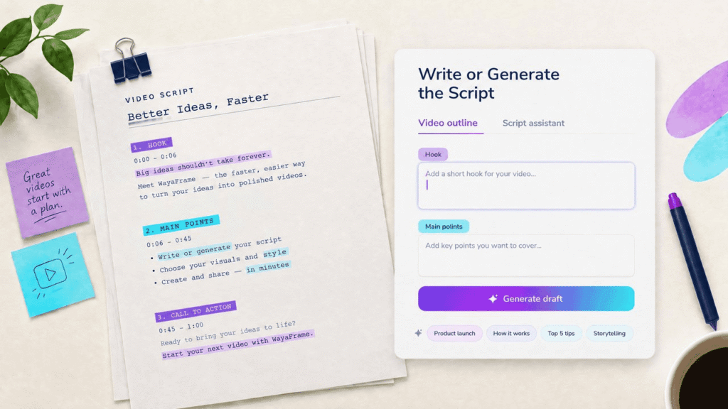WayaFrame AI avatar video maker 