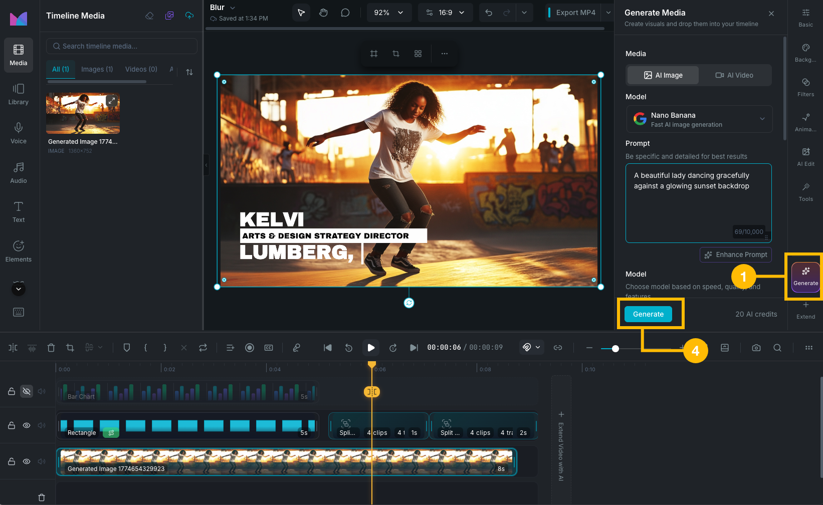 Editor generate panel