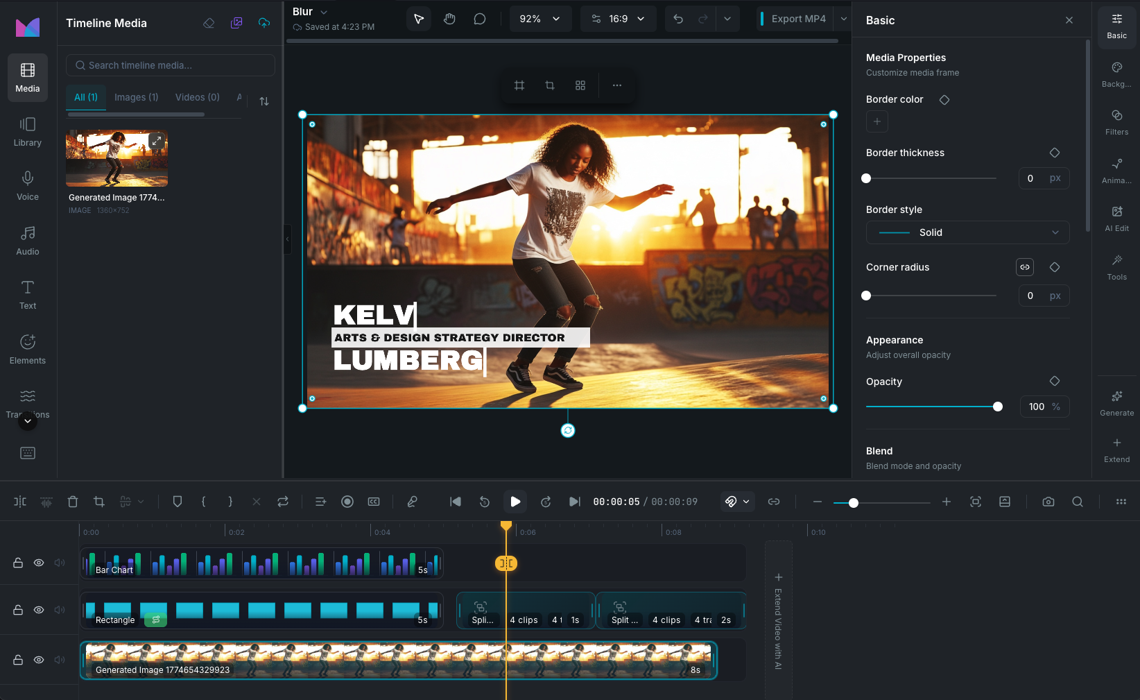 the editor workspace