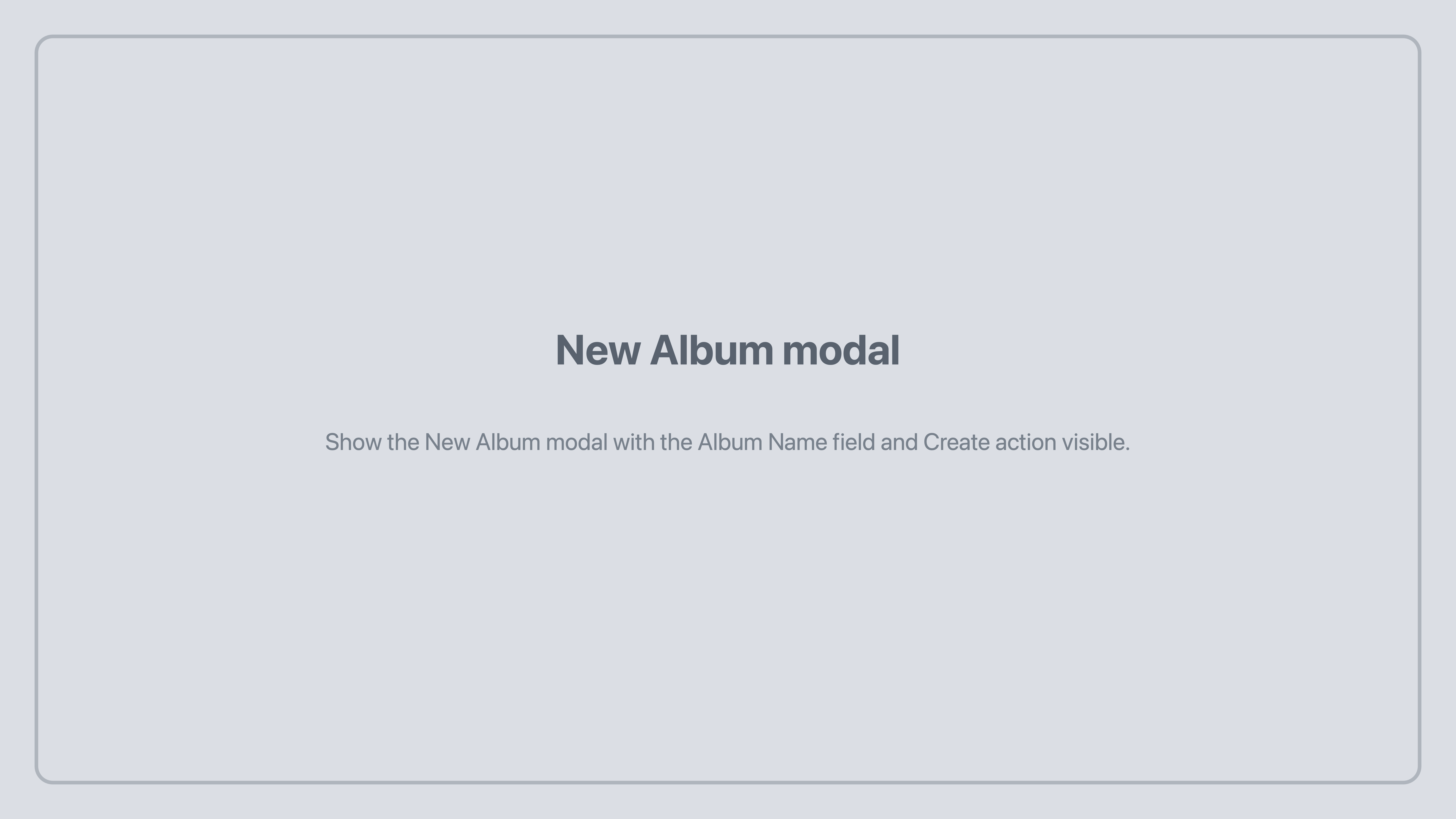 Tunedance new album modal placeholder