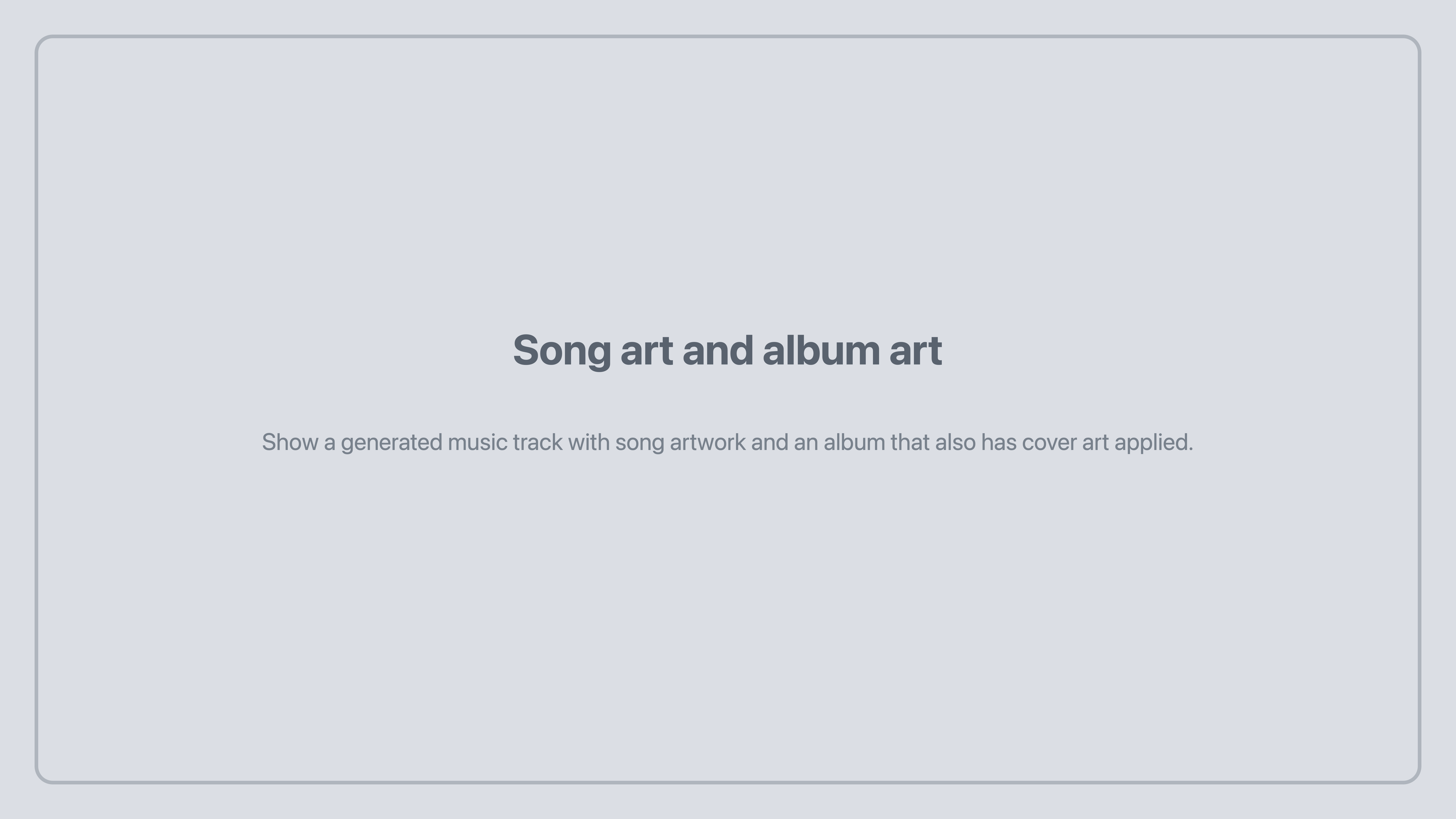Tunedance song art and album art placeholder