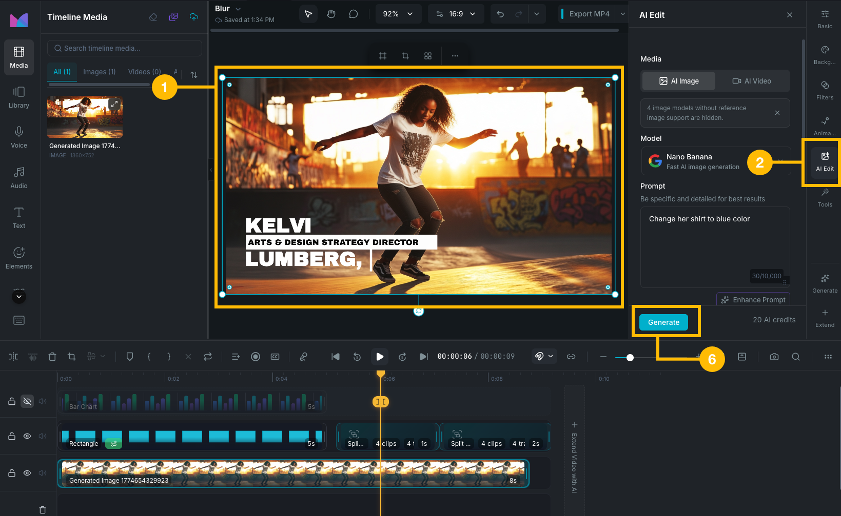 Editor edit panel