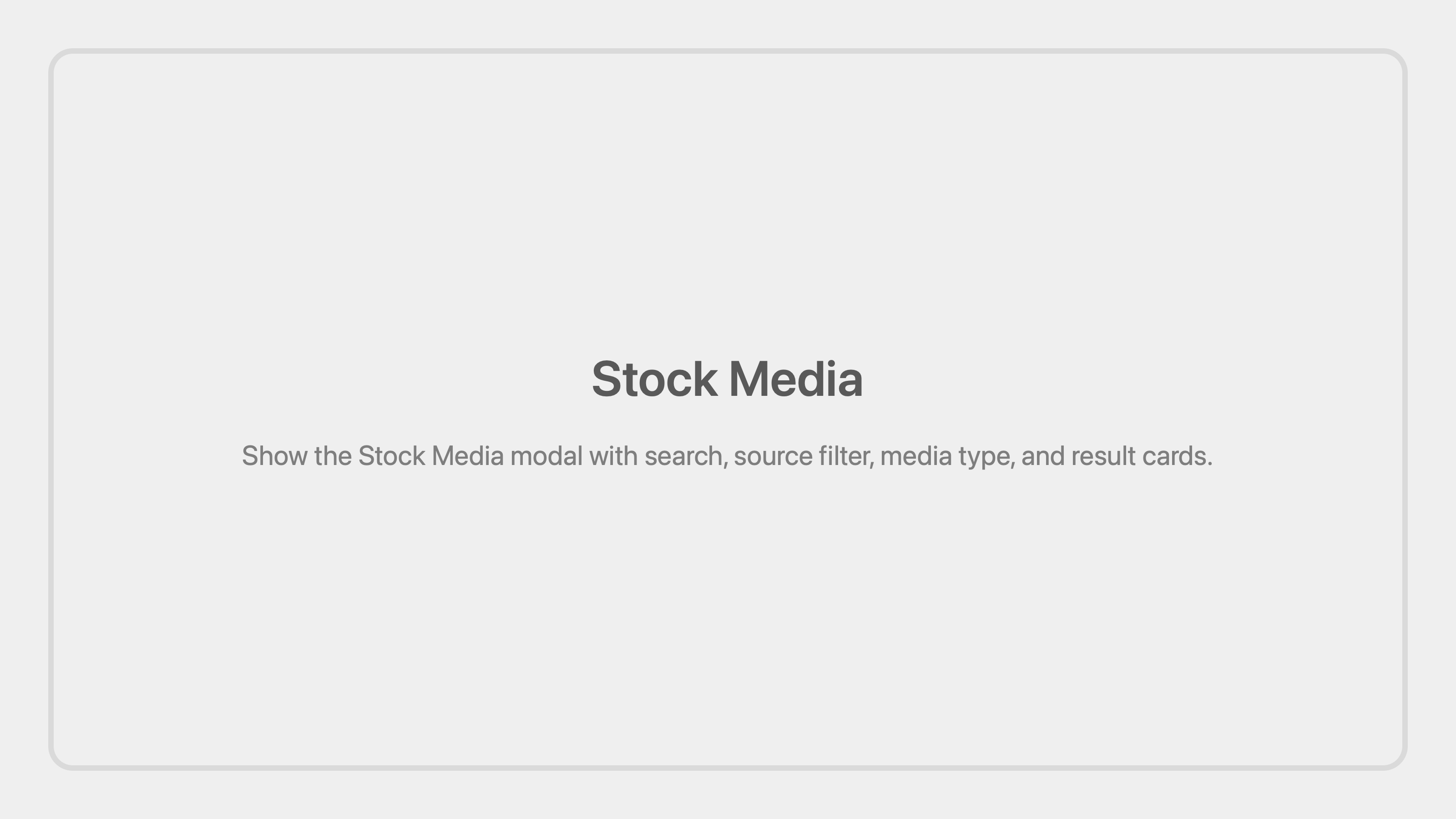 Cenematic stock media placeholder