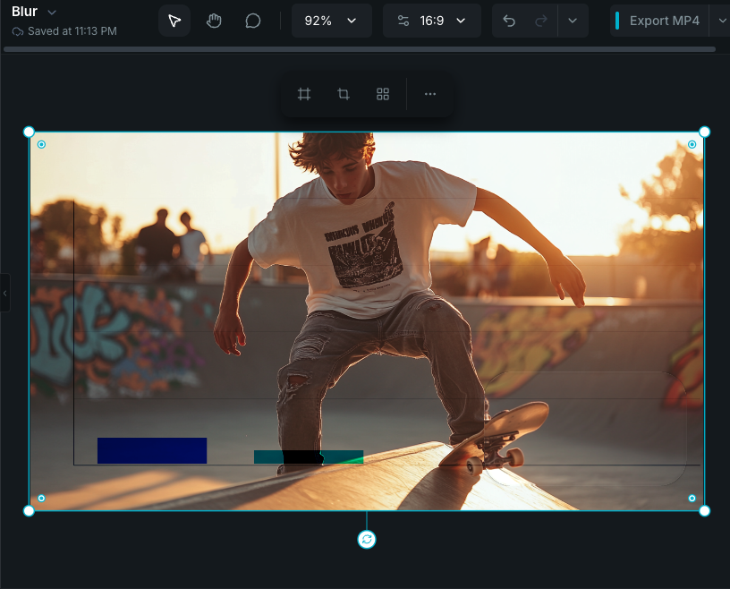 Editor canvas